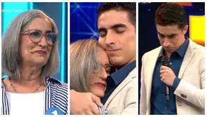 Jorge Guerra protagoniza emotivo momento con su mamá. Fuente: AméricaTV