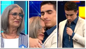 Jorge Guerra protagoniza emotivo momento con su mamá. Fuente: AméricaTV