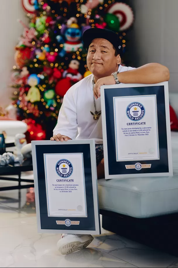 Jorge Luna hace historia con dos Récords Guinness en un mes con su plataforma de suscripción ‘No hay sin suerte / Instagram Jorge Luna hace historia con dos Récords Guinness en un mes con su plataforma de suscripción ‘No hay sin suerte / Instagram