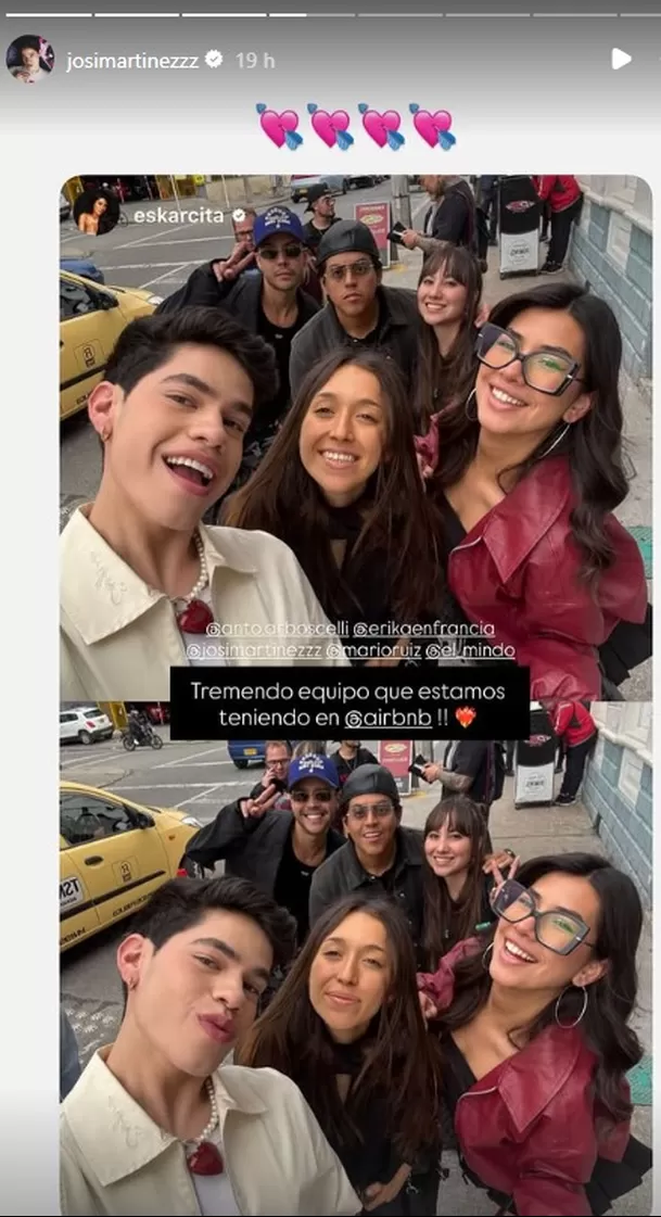 Josi Martínez en Colombia/ Captura Instagram Josi Martínez en Colombia/ Captura Instagram