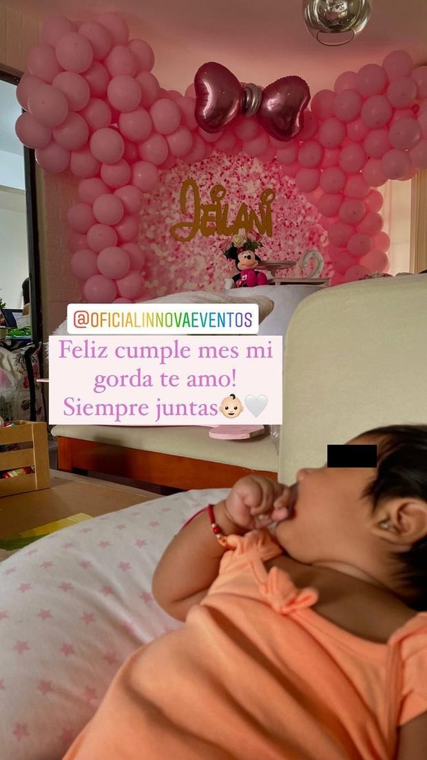 Josimar: María Fe Saldaña celebra los dos meses de su hija Jeilani sin el salsero