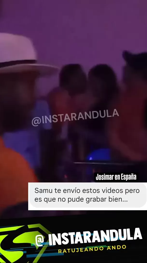 ¿Josimar besó a otra mujer en una discoteca de España? / Instarandula 