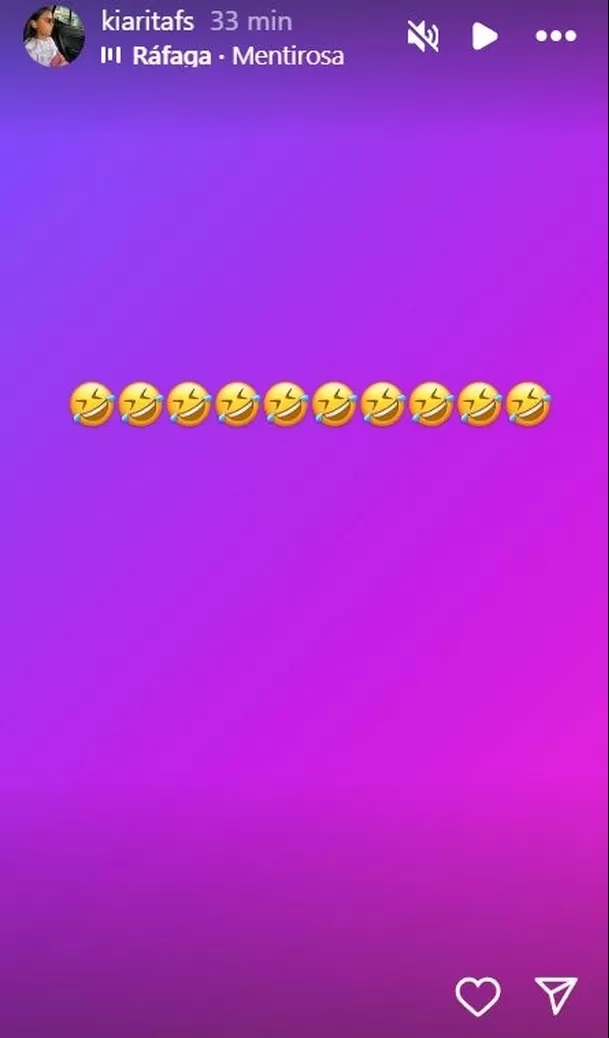 Kiara Fuentes se burló de medidas de protección a Jossmery Toledo / Instagram Kiara Fuentes se burló de medidas de protección a Jossmery Toledo / Instagram