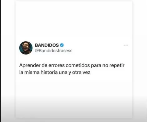 Mensaje de Jossmery Toledo en Instagram/Foto: Instagram