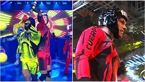 Jota Benz arrebató campana a Patricio Parodi con tremendo empujón. Fuente: AméricaTV