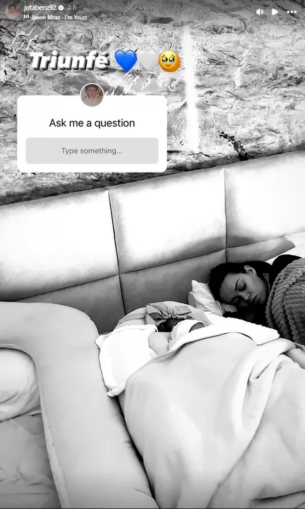 Publicación de Jota Benz en redes sociales. Fuente: Instagram