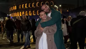 Jota Benz sorprendió a Angie Arizaga en Italia por aniversario / América Espectáculos / Instagram