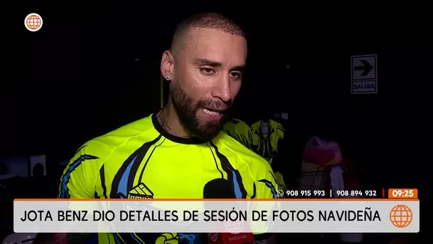 Jota Benz habló de su sesión de fotos por Navidad junto a Angie Arizaga y Matteo / Captura Jota Benz habló de su sesión de fotos por Navidad junto a Angie Arizaga y Matteo / Captura