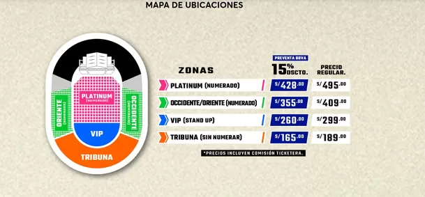Juan Luis Guerra y Carlos Vives Lima 2026: Fecha y entradas/ Captura Juan Luis Guerra y Carlos Vives Lima 2026: Fecha y entradas/ Captura