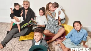 El 'Loco' Vargas y su familia posaron para la revista Cosas 