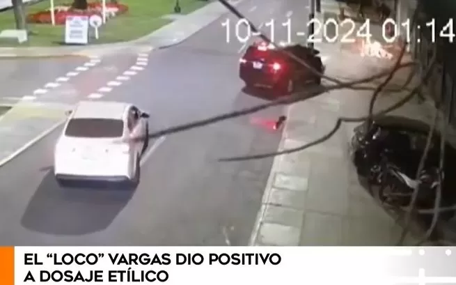 El accidente de Juan Manuel Vargas en Magdalena del Mar / Captura