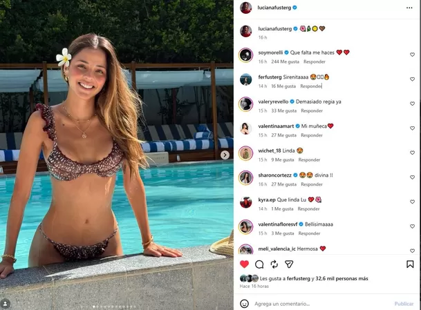 El productor colombiano no ocultó sus sentimientos y sorprendió con un romántico mensaje dedicado a Luciana Fuster. Foto: IG @lucianafusterg El productor colombiano no ocultó sus sentimientos y sorprendió con un romántico mensaje dedicado a Luciana Fuster. Foto: IG @lucianafusterg