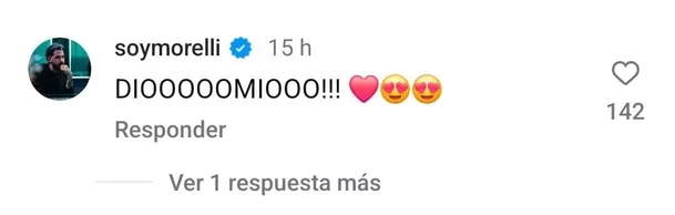 Juan Morelli quedó rendido ante sensual video de Luciana Fuster. Fuente: Instagram