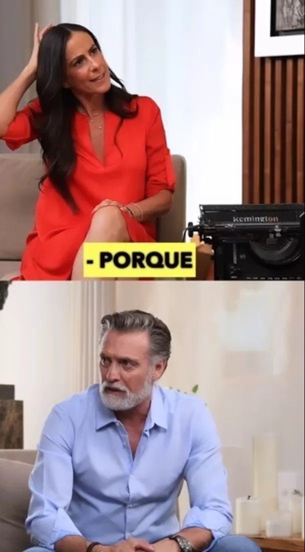 Juan Soler me mostró emocionado ante la  valiente confesión de su novia, Paulina Mercado. Fuente: Instagram