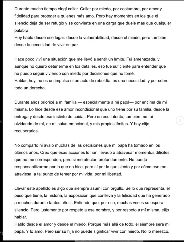 Juanita Tinelli mandó preocupante mensaje. Foto: Instagram Juanita Tinelli mandó preocupante mensaje. Foto: Instagram