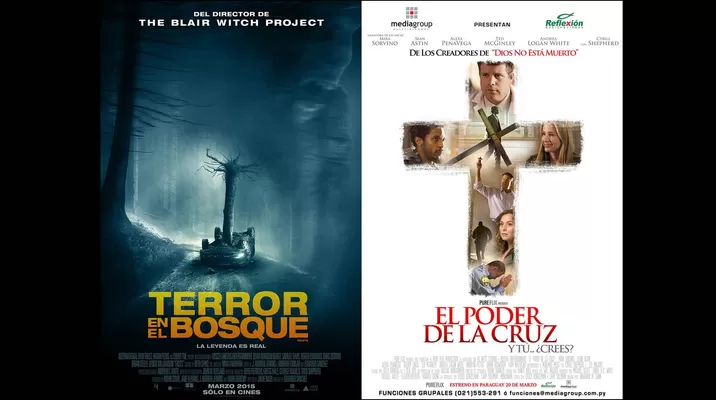 Jueves de cine: ‘Terror en el bosque’ y ‘El poder de la cruz’ entre los estrenos Jueves de cine: ‘Terror en el bosque’ y ‘El poder de la cruz’ entre los estrenos