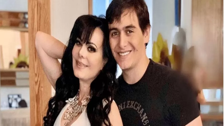 Maribel Guardia y su hijo