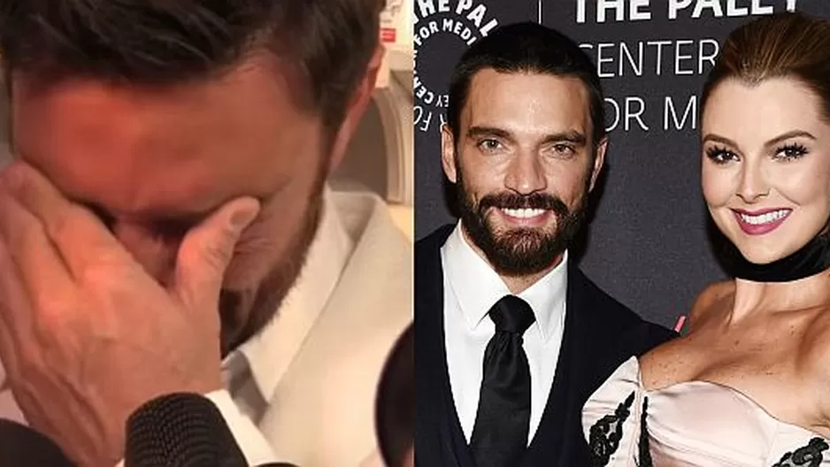 Julián Gil lloró al hablar de su hijo y de Marjorie de Sousa