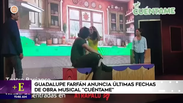 Guadalupe Farfán en la obra musical 'Cuéntame' / Más Espectáculos