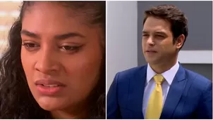 July rompió en llanto al ver que Cristobal es feliz mientras ella sufre por Salvador. Fuente: AméricaTV