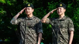 Jungkook y Jimin finalizaron su servicio militar / Canal N / AFP
