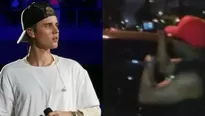 Justin Bieber atropelló a un paparazzi al salir de iglesia