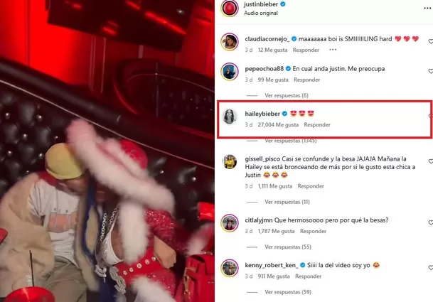 Justin Bieber con la rapera Sexxy Red en Los Ángeles y la reacción de Hailey Bieber / Instagram Justin Bieber con la rapera Sexxy Red en Los Ángeles y la reacción de Hailey Bieber / Instagram