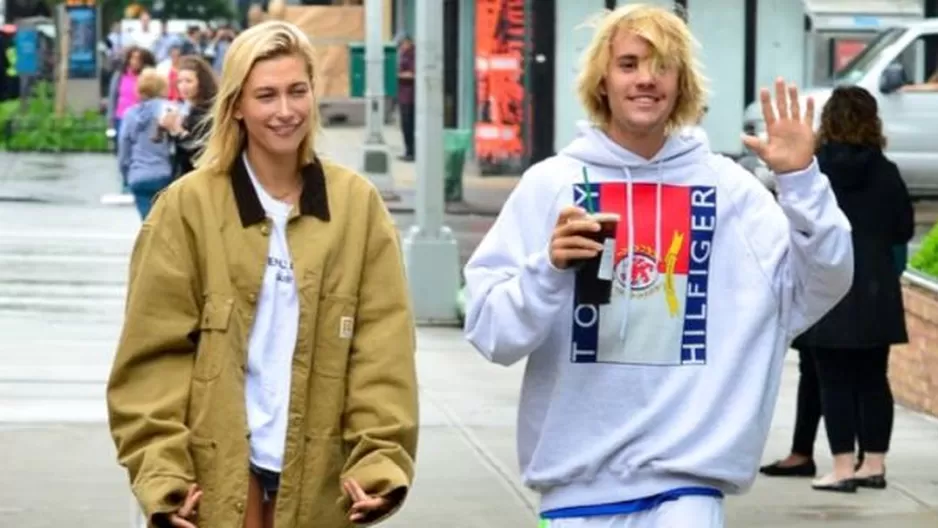 Justin Bieber y Hailey Baldwin (Foto: The Grosby Group)