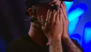 Justin Bieber lloró desconsoladamente en los MTV VMAs. Foto: Captura