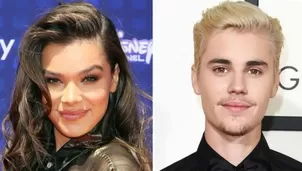 Justin Bieber y Haile Steinfeld. Foto: US Magazine