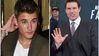 Justin Bieber reta a Tom Cruise a una pelea