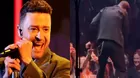 Justin Timberlake le cantó a fanática, pero fue ignorado