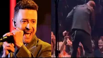 ¿Qué estaba haciendo la joven que ignoró a Justin Timberlake? / X: @PicturesFoIder