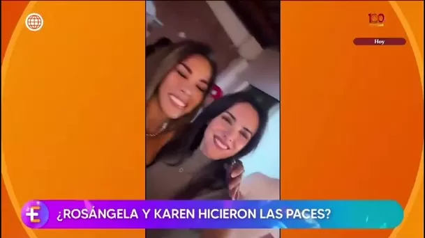 Karen Dejo dice que no desbloqueará a Rosángela Espinoza/ América TV Karen Dejo dice que no desbloqueará a Rosángela Espinoza/ América TV