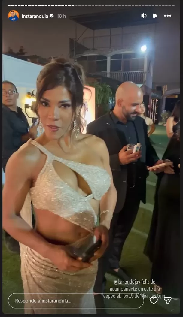 Karen Dejo celebró una fecha muy especial para su familia: los 15 años de su hija Mía. La exchica reality compartió la alegría de esta importante etapa y convirtió la ocasión en un motivo de celebración Foto: Instagram @karendejoy Karen Dejo celebró una fecha muy especial para su familia: los 15 años de su hija Mía. La exchica reality compartió la alegría de esta importante etapa y convirtió la ocasión en un motivo de celebración Foto: Instagram @karendejoy