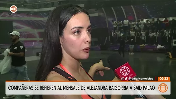 Rosángela Espinoza no quiso hablar de Alejandra Baigorria / Captura Rosángela Espinoza no quiso hablar de Alejandra Baigorria / Captura