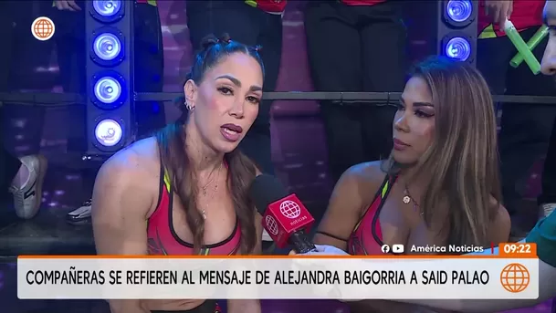 Melissa Loza optó por resaltar las cualidades de Alejandra Baigorria como empresaria y no cuestionar su decisión respecto a Said Palao / Captura Melissa Loza optó por resaltar las cualidades de Alejandra Baigorria como empresaria y no cuestionar su decisión respecto a Said Palao / Captura