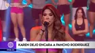 Karen Dejo encaró a Pancho Rodríguez