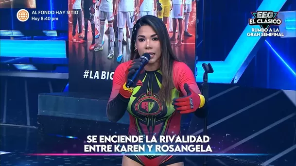 Karen Dejo se defendió de las acusaciones de Johanna San Miguel. Fuente: AméricaTV