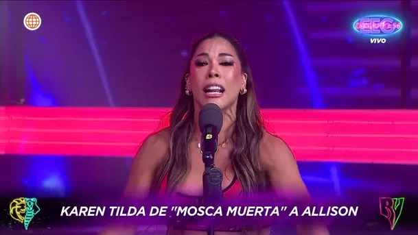 Karen Dejo llamó ‘hipócrita a Allison Pastor / AméricaTV Karen Dejo llamó ‘hipócrita a Allison Pastor / AméricaTV