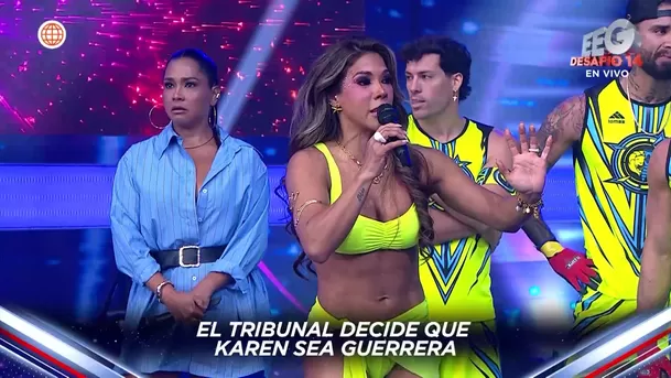 Karen Dejo minimizó a Onelia Molina como combatiente / AméricaTV Karen Dejo minimizó a Onelia Molina como combatiente / AméricaTV