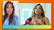 Karen Dejo pasó gran susto tras descubrir bulto en el cuello