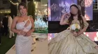 Karen Dejo habla de la ausencia del papá de su hija en fiesta