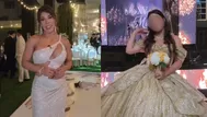 Karen Dejo habla de la ausencia del papá de su hija en fiesta