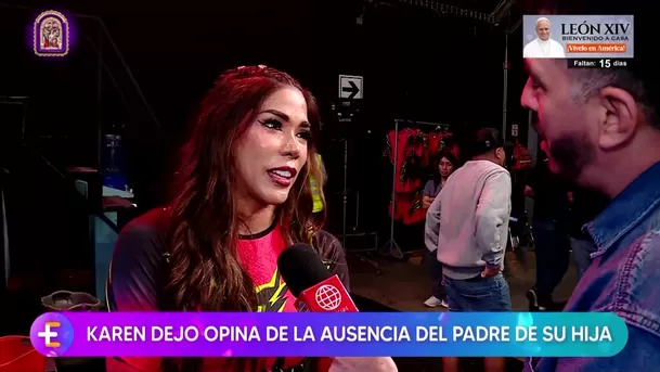 Karen Dejo sorprendió al revelar el especial regalo que recibirá su hija Mía por sus 15 años. La conductora contó qué plan tiene el padre de la adolescente para celebrar esta fecha tan importante. Video: Más Espectáculos Karen Dejo sorprendió al revelar el especial regalo que recibirá su hija Mía por sus 15 años. La conductora contó qué plan tiene el padre de la adolescente para celebrar esta fecha tan importante. Video: Más Espectáculos