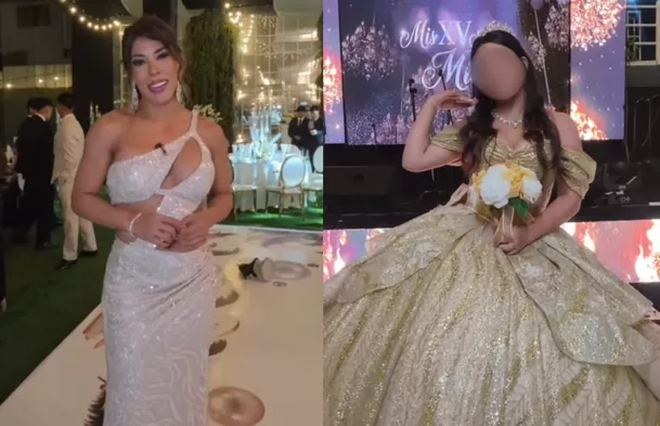 Karen Dejo y su hija Mía se robaron las miradas durante la fiesta de quince años de la adolescente con una coreografía llena de energía, cargadas y espectaculares movimientos. Video: IG @karendejoy Karen Dejo y su hija Mía se robaron las miradas durante la fiesta de quince años de la adolescente con una coreografía llena de energía, cargadas y espectaculares movimientos. Video: IG @karendejoy