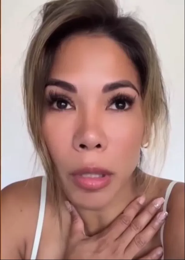 Karen Dejo narró los momentos de terror que vivió al consumir producto químico por error. Foto: Instagram Karen Dejo narró los momentos de terror que vivió al consumir producto químico por error. Foto: Instagram