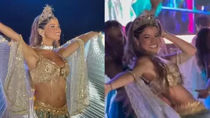 Karime Scander alborota con baile como Reina del Carnaval de Pimentel / Instagram