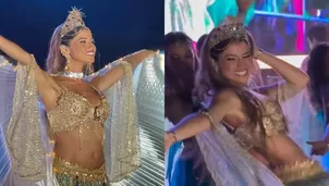 Karime Scander alborota con baile como Reina del Carnaval de Pimentel / Instagram