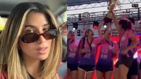 Karime Scander y su equipo 'Dame Luz FC'. Foto: Instagram / Video: América TV